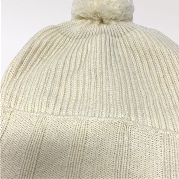 SPACECRAFT | Cream Pom Pom Toque Beanie - Picture 4 of 5